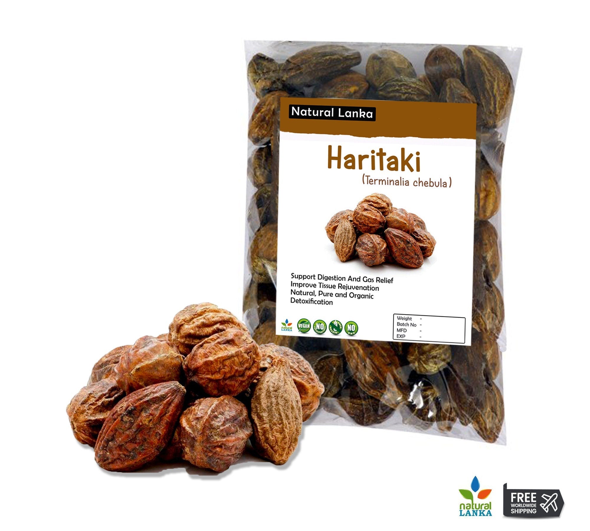 Organic Haritaki Seeds