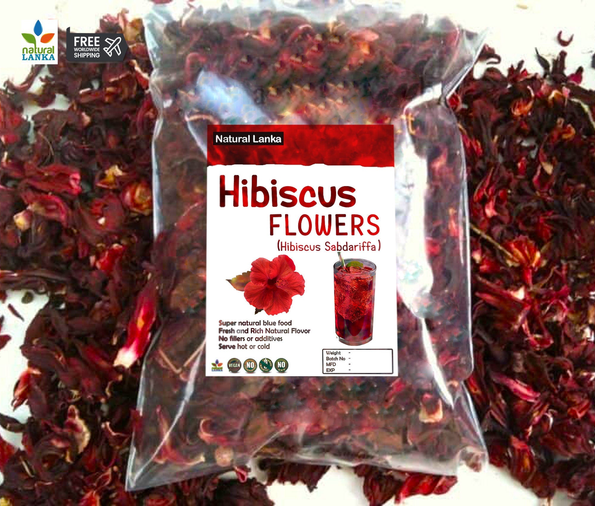 Organic Hibiscus Flower Tea