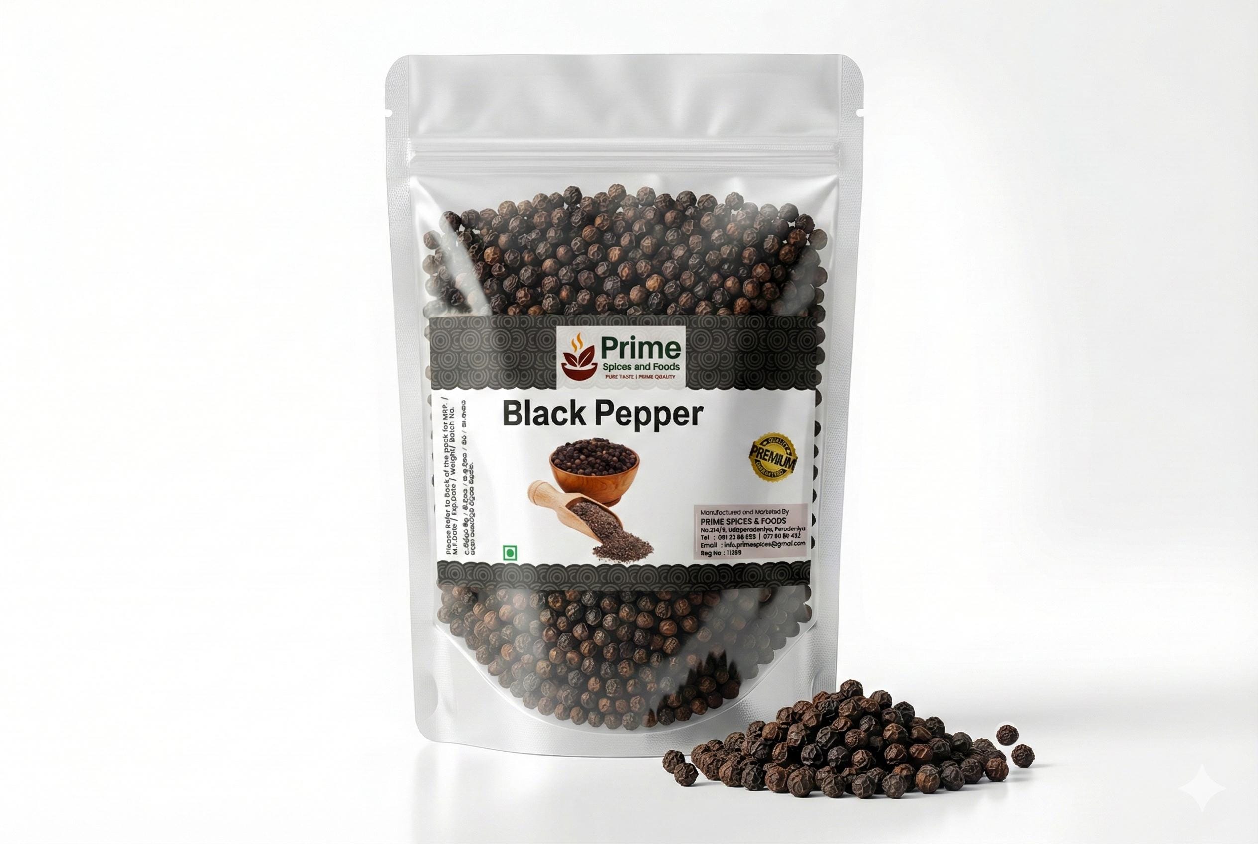 Black Pepper Whole Peppercorns