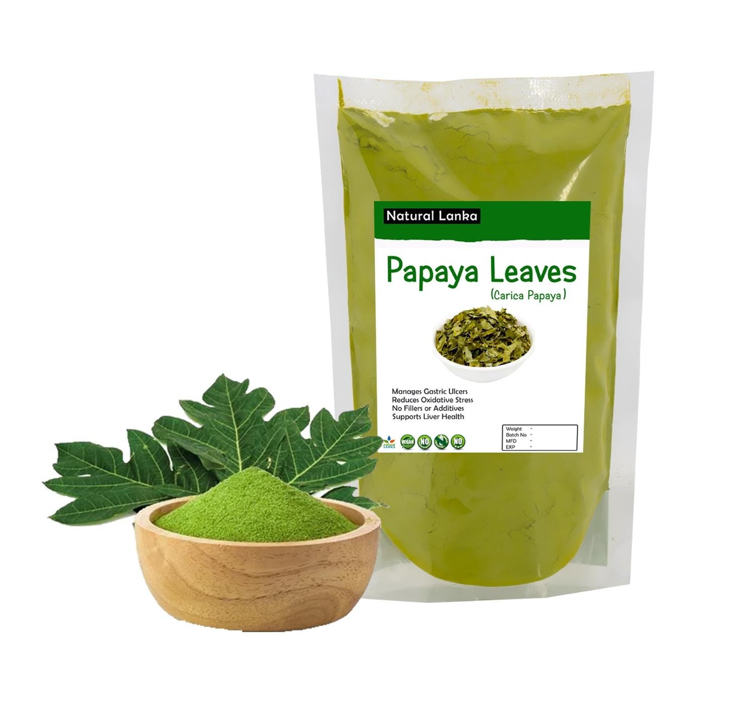 Organic Papaya Leaf Powder | Ceylon Carica Papaya