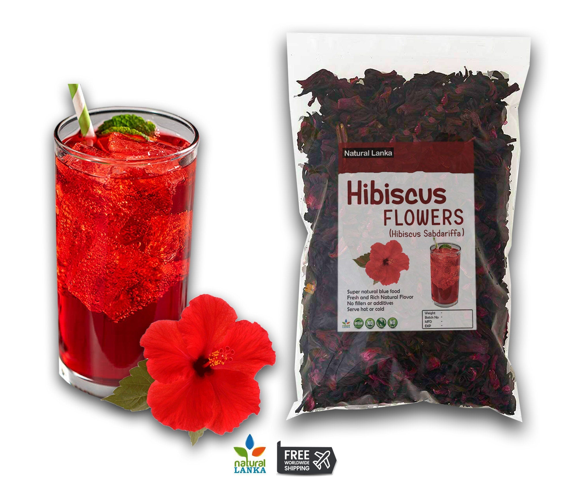 Organic Hibiscus Flower Tea