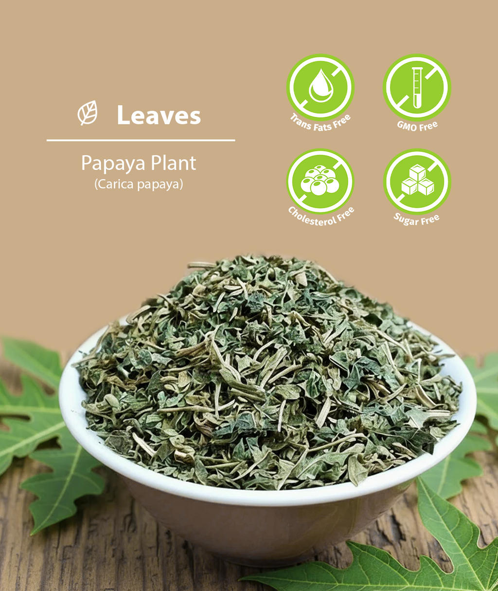Organic Papaya Leaves - Crushed