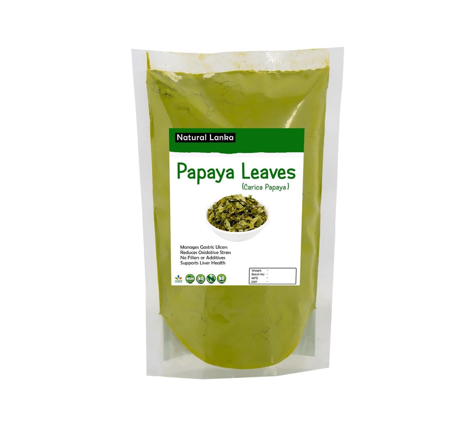 Organic Papaya Leaf Powder | Ceylon Carica Papaya