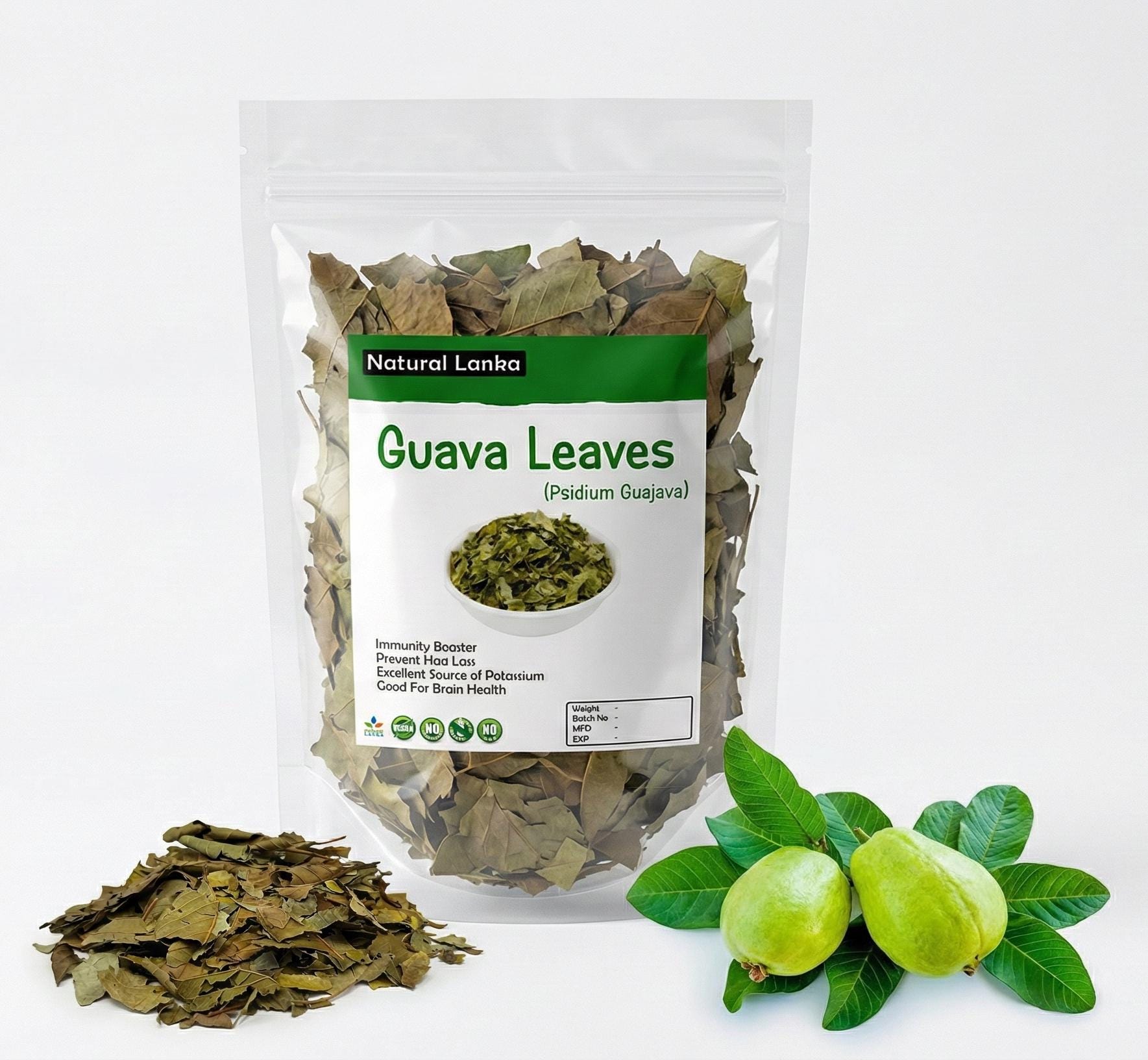 Organic Dried Guava Leaves, Natural Herbal Tea