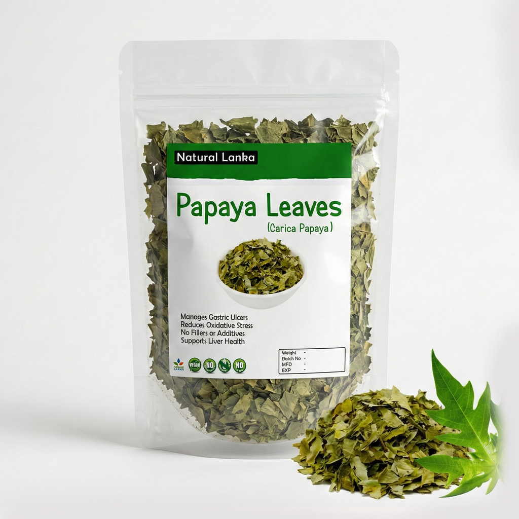 Organic Papaya Leaves - Crushed