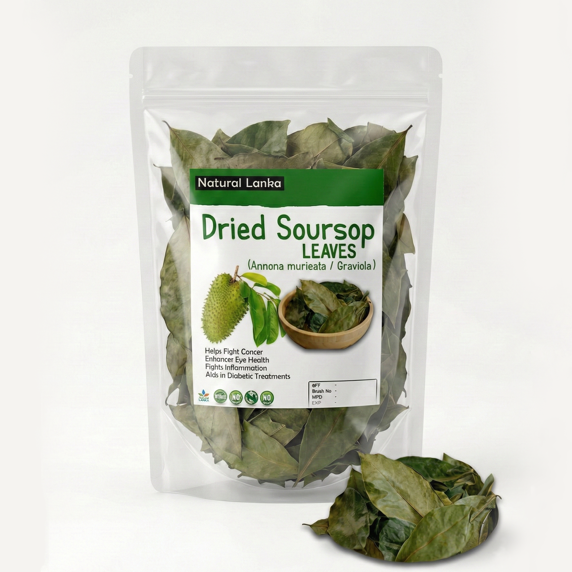 100% Organic Soursop Leaves – Graviola (Annona Muricata) Guanabana & Guayabano Herbal Tea