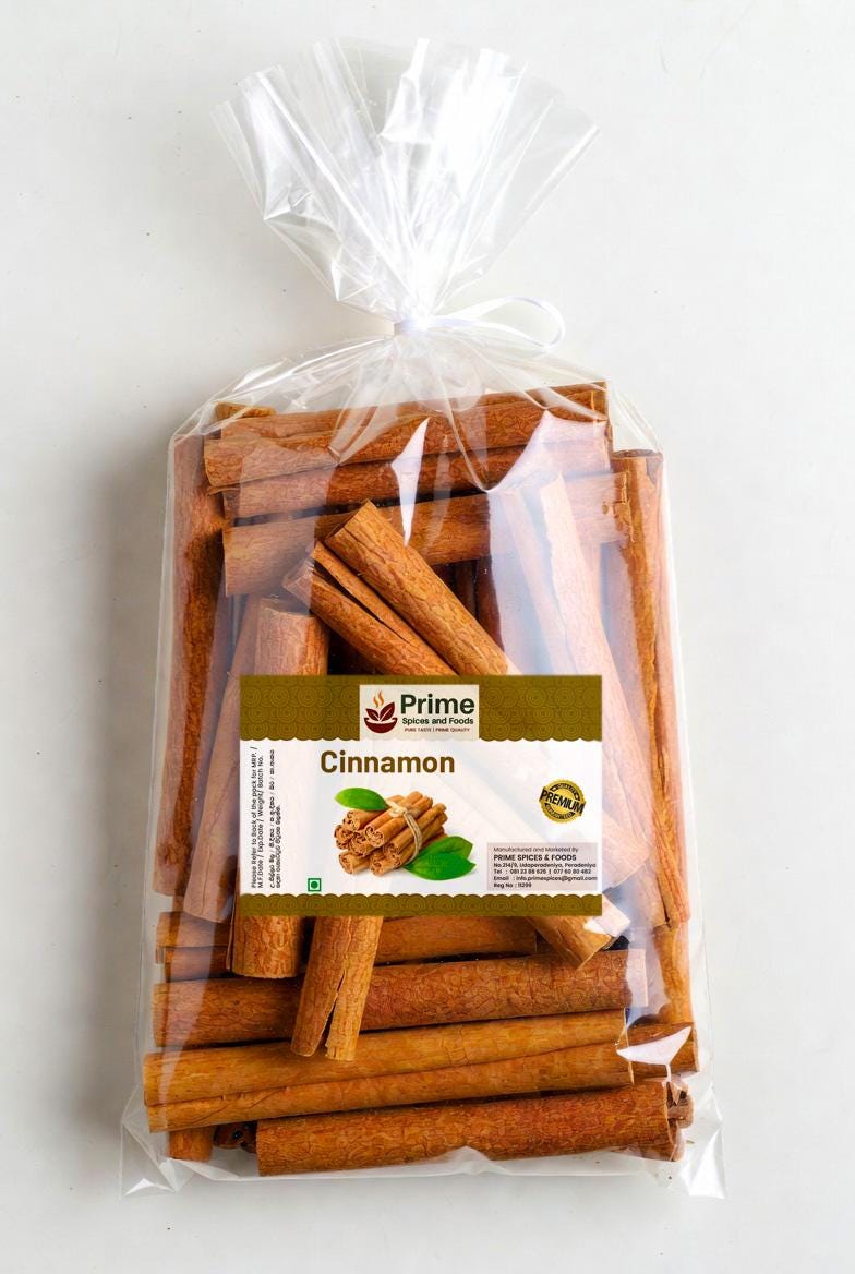 Ceylon Cinnamon Sticks Alba 3”