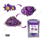 Pre-Ground Blue Lotus Flower